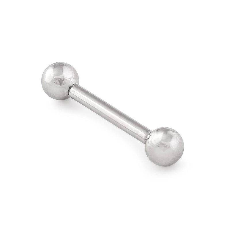 Straight Titanium Barbell - Threaded