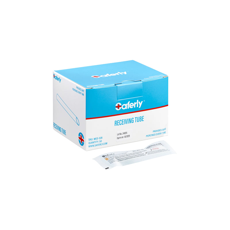 Saferly Plastic Disposable 0g Receiving Tubes