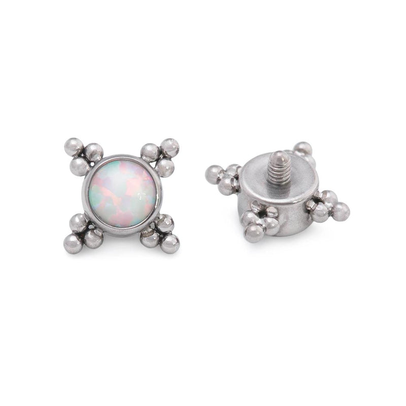 Micron Bead Opal Titanium Top - Threaded