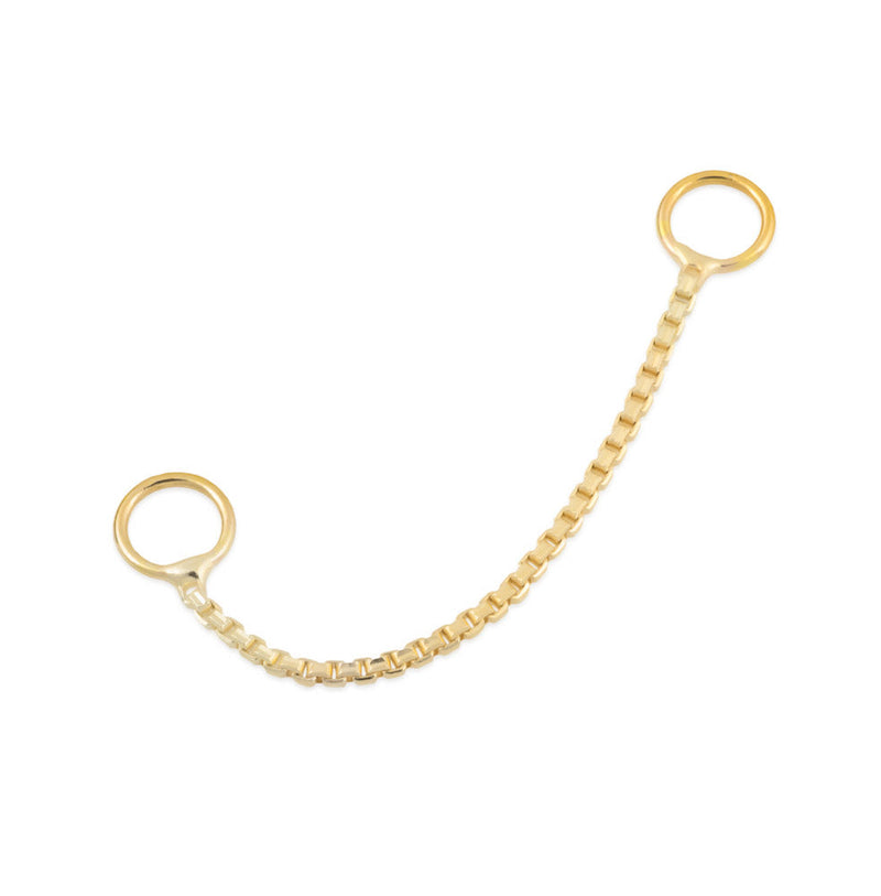 14kt Yellow Gold Single Box Chain
