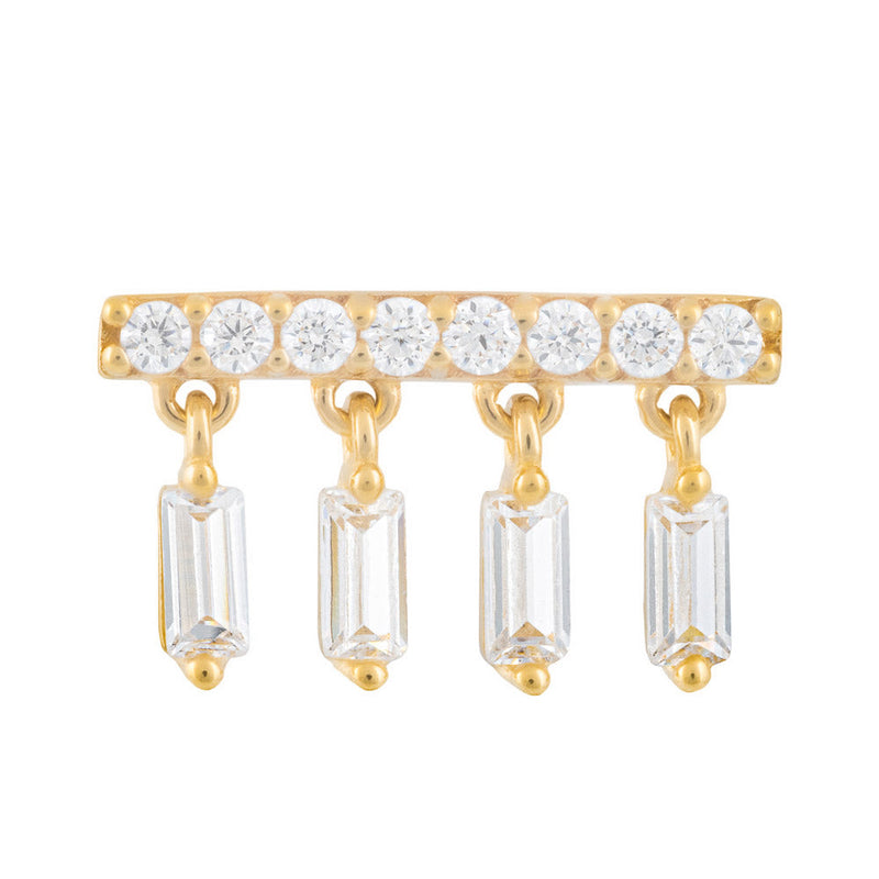 Gold Columns Dangle Top - Threadless