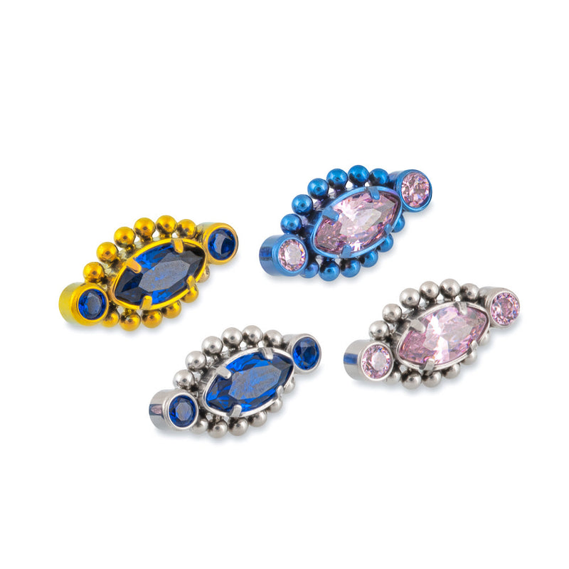 Vintage Brio Titanium Top - Threadless