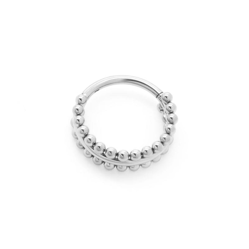 Beaded Channel Titanium Clicker