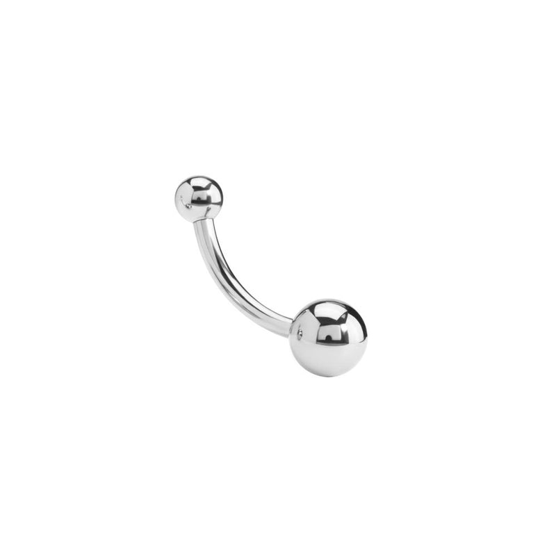 Simple Titanium Navel Curve - Threaded