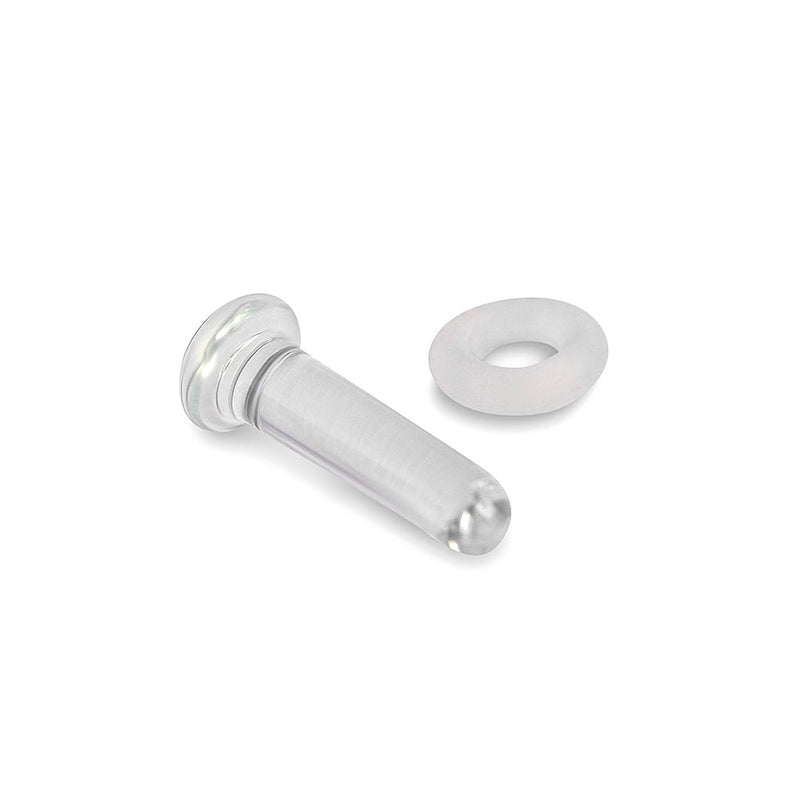 Clear Glass Labret Retainer