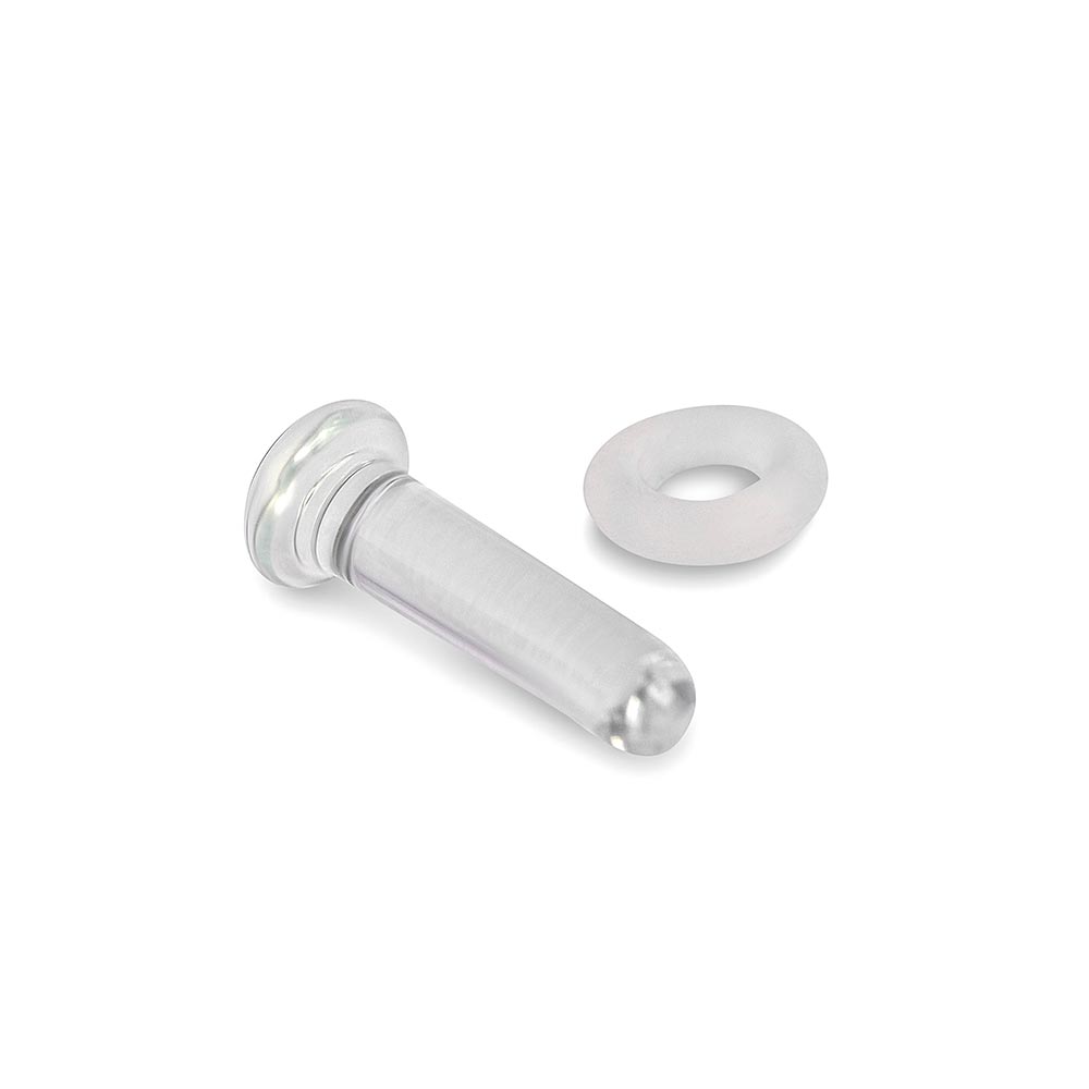 Clear Glass Labret Retainer