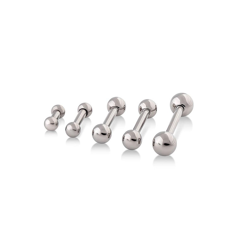 Straight Titanium Barbell - Threaded