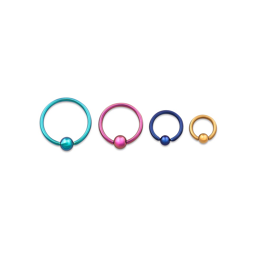 Titanium Captive Bead Ring