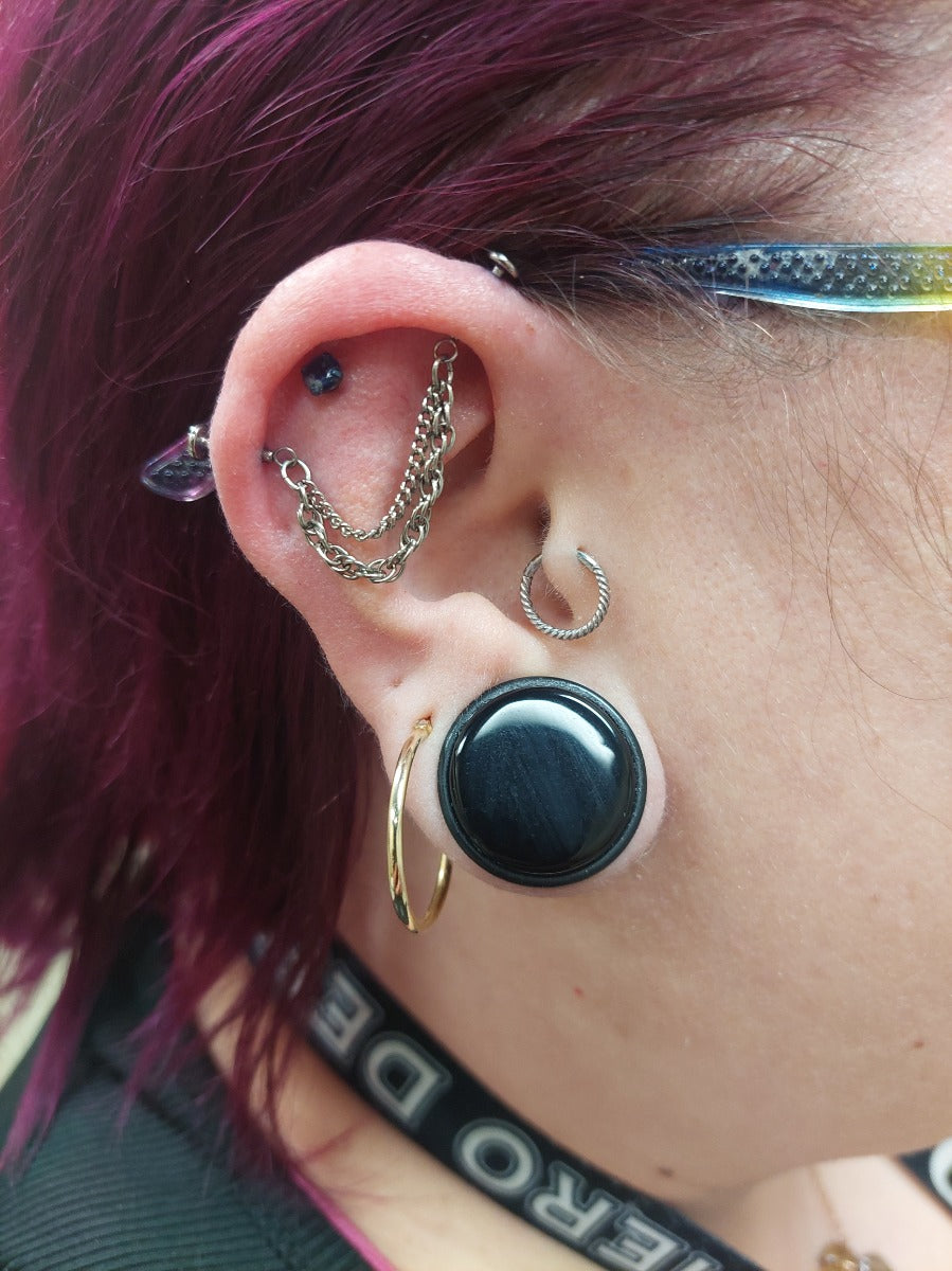 Jump Ring Titanium Pin - Threadless