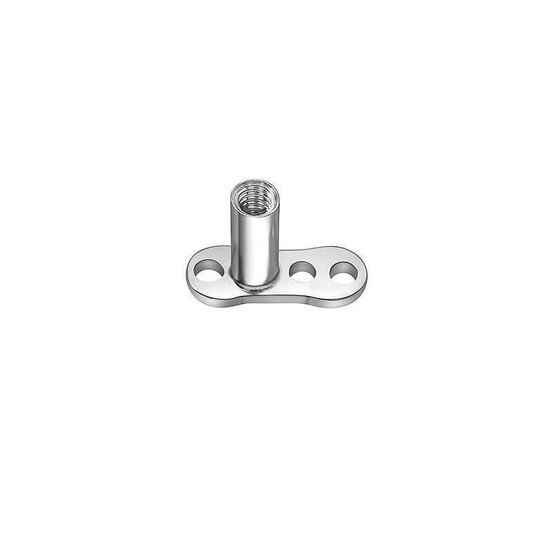 Titanium Dermal Anchor with 3-Hole Base