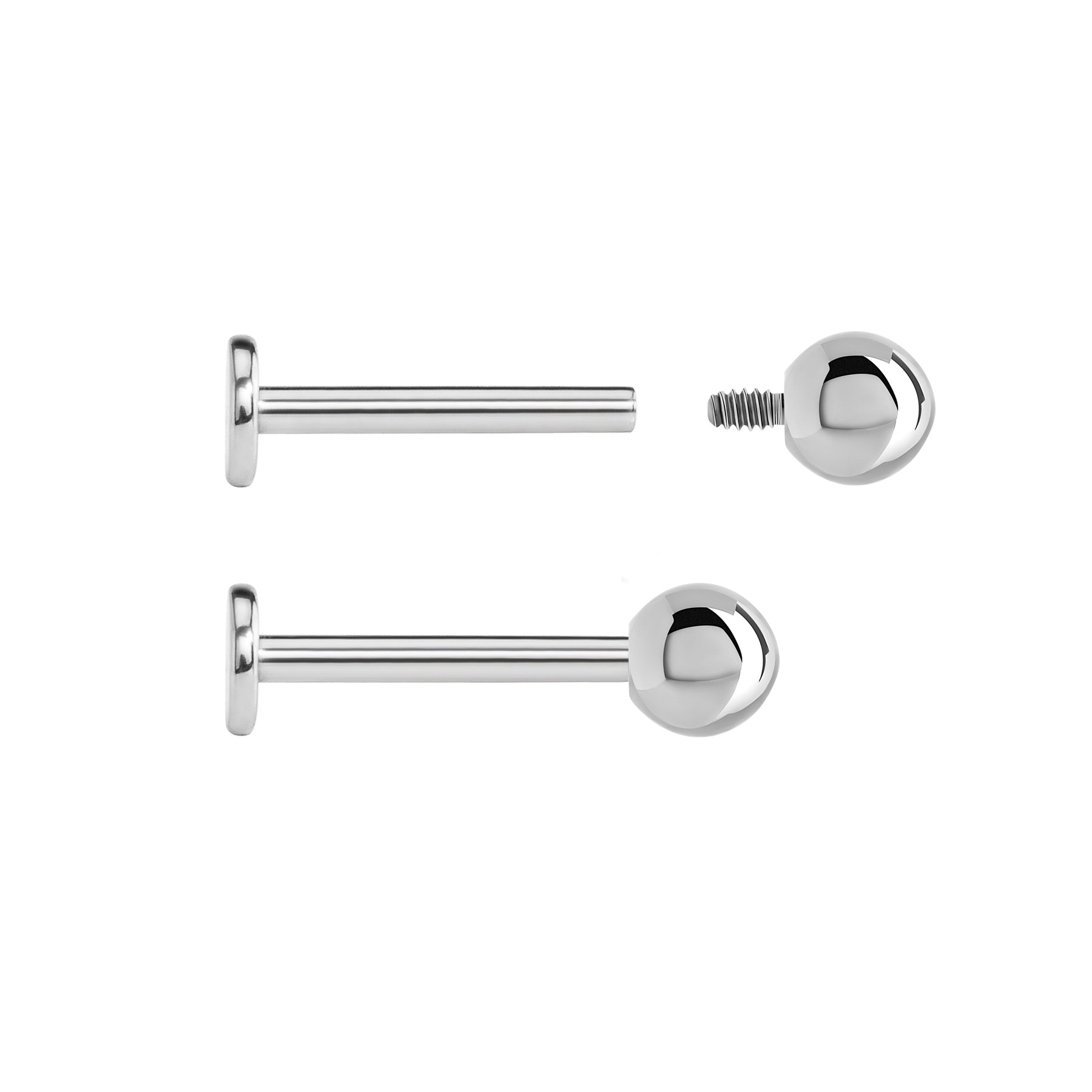 Titanium Ball Top - Threaded