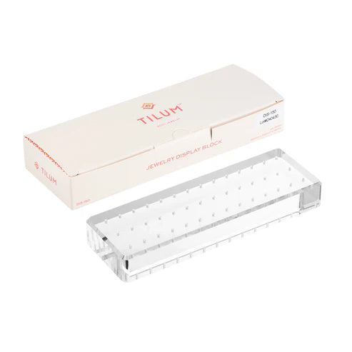 Universal Display Block with Pegs