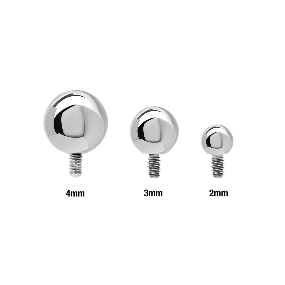 Titanium Ball Top - Threaded