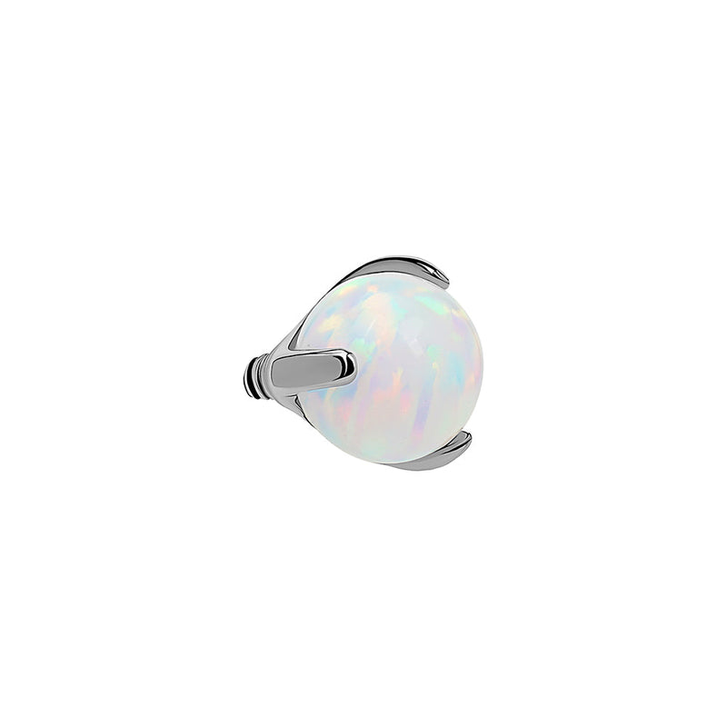 Opal Ball Titanium Top - Threaded