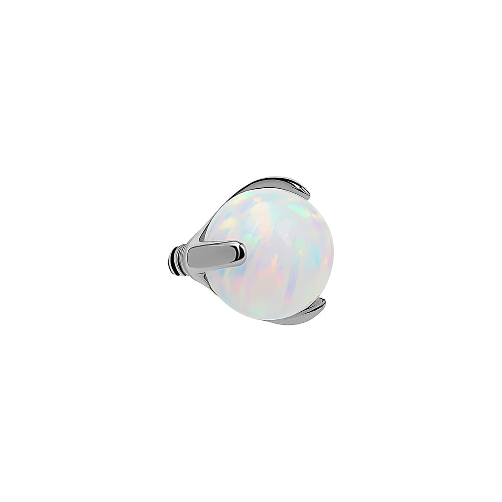 Opal Ball Titanium Top - Threaded