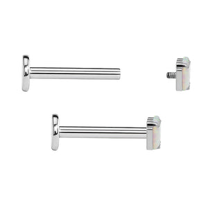 Opal Cluster Titanium Top - Threaded