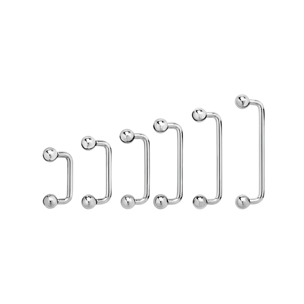 Titanium Surface Barbell with 2.75mm Rise