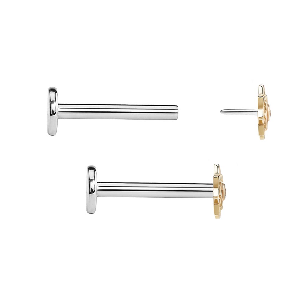 Gold Sacred Geometry Top - Threadless