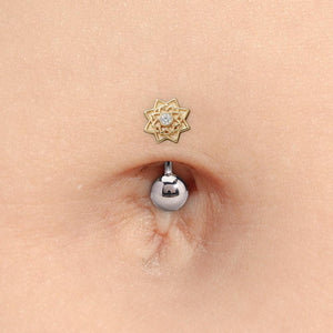 Gold Sacred Geometry Top - Threadless