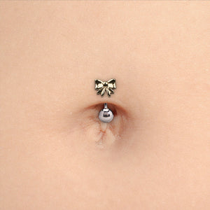 Gold Classic Bow Top - Threadless