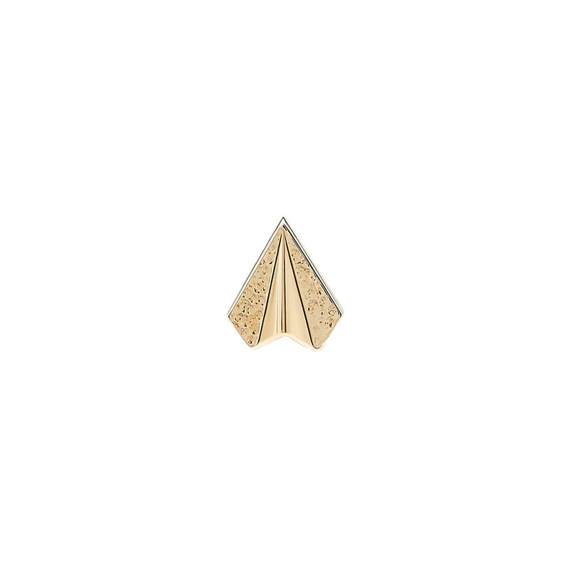 Gold Paper Plane Top - Threadless