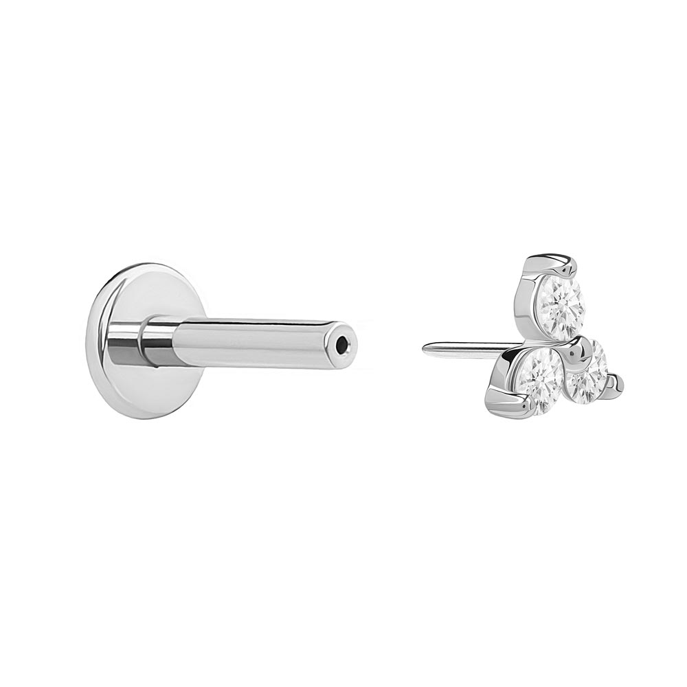 Gold Trinity Jewel Top - Threadless