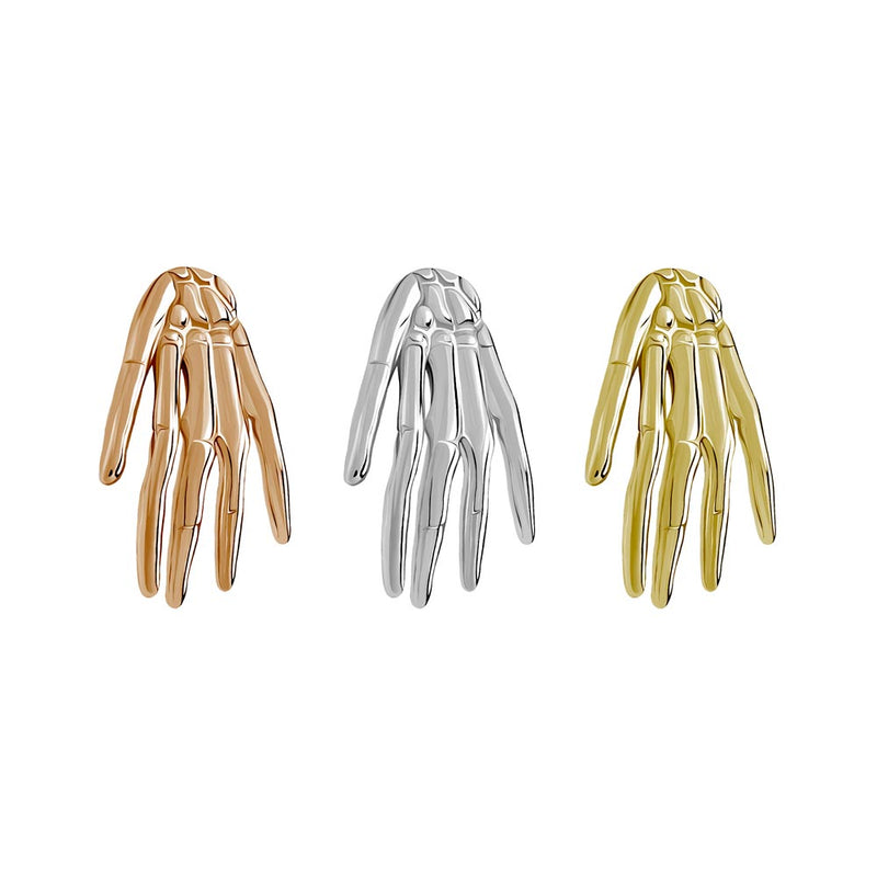 Gold Skeleton Hand Top - Threadless