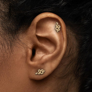 Gold Snake Top - Threadless