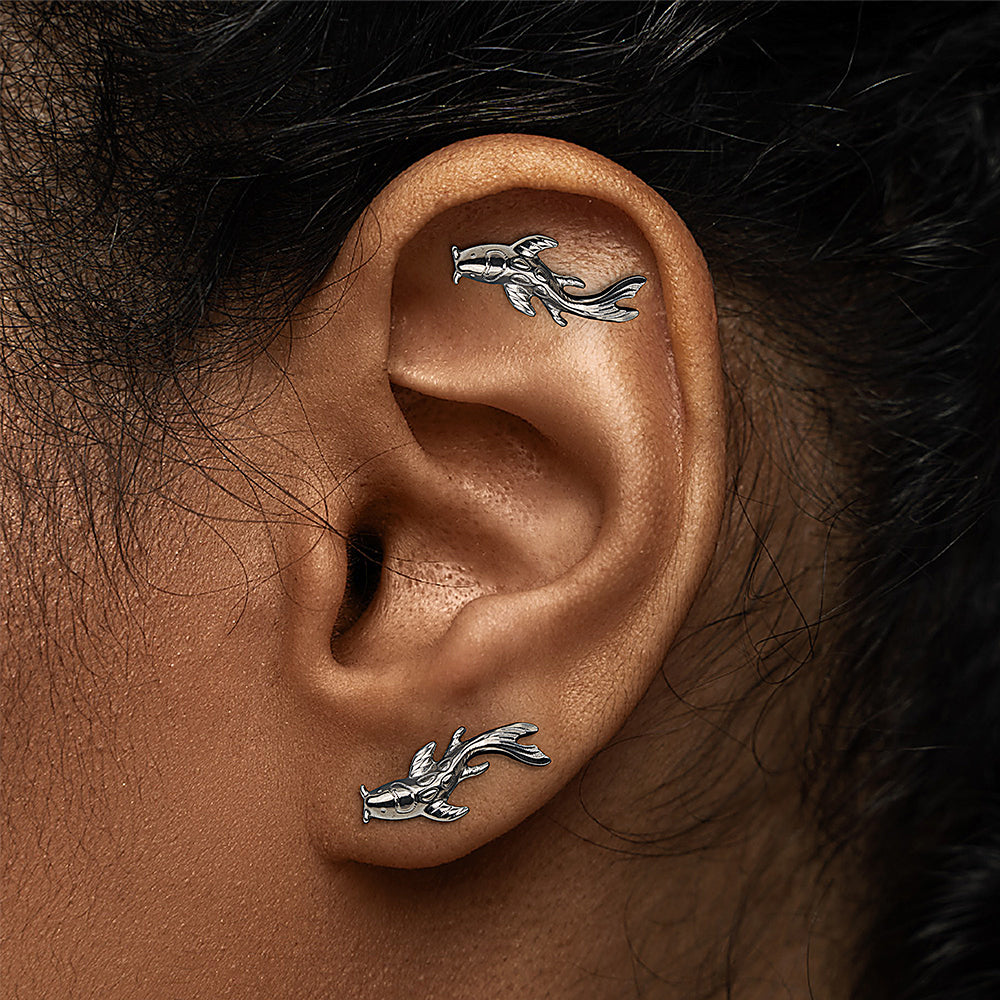 Koi Fish Titanium Top - Threadless