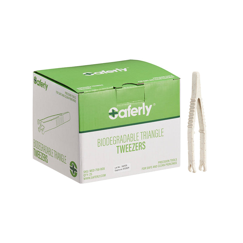 Saferly Medical Biodegradable Sterilized Tweezers