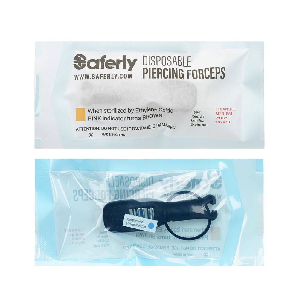 Saferly Disposable Piercing Forceps