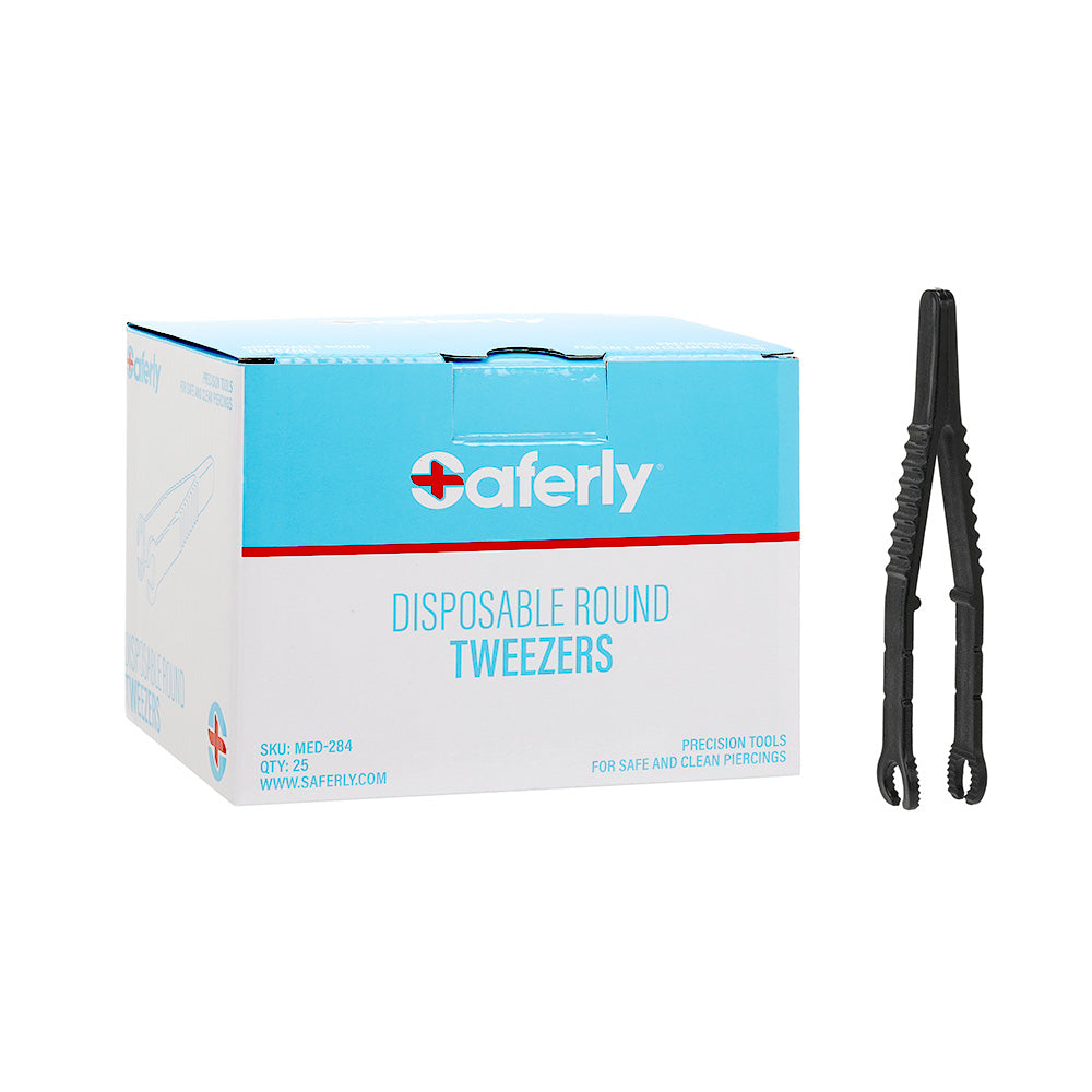Saferly Medical Sterilized Tweezers