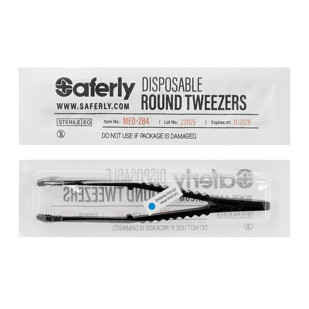 Saferly Medical Sterilized Tweezers