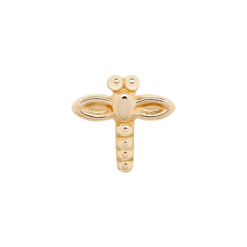 Gold Dragonfly Nostril Stud