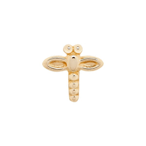 Gold Dragonfly Nostril Stud