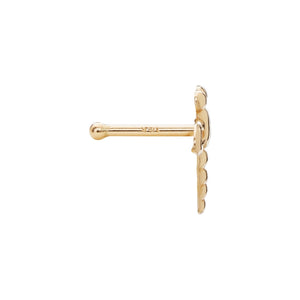 Gold Dragonfly Nostril Stud