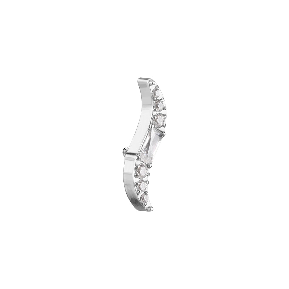 Gem Wave Titanium Top - Threaded