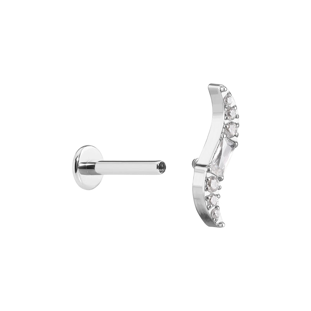 Gem Wave Titanium Top - Threaded