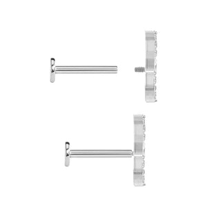Gem Wave Titanium Top - Threaded