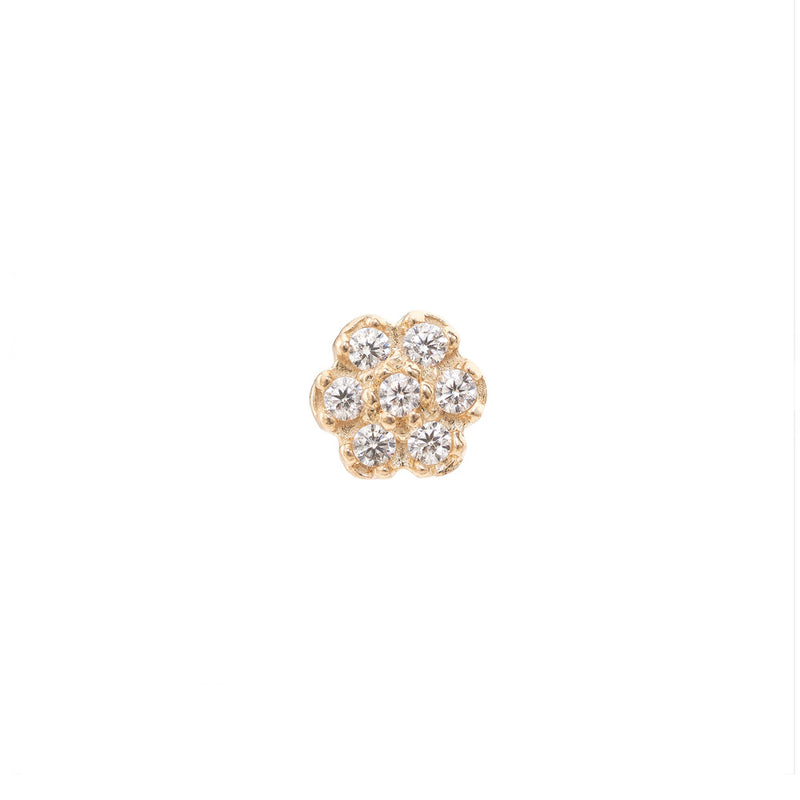 Flower Gold Top - Threaded