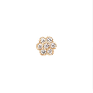 Flower Gold Top - Threaded