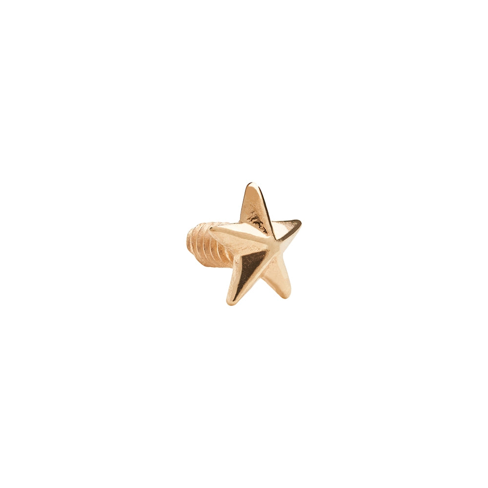 3D Star Gold Top - Threaded