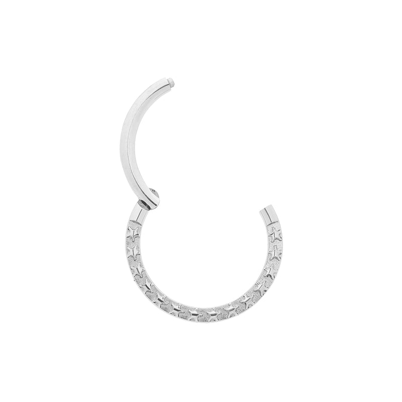 Star Print Titanium Clicker