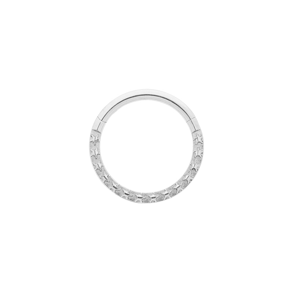 Star Print Titanium Clicker
