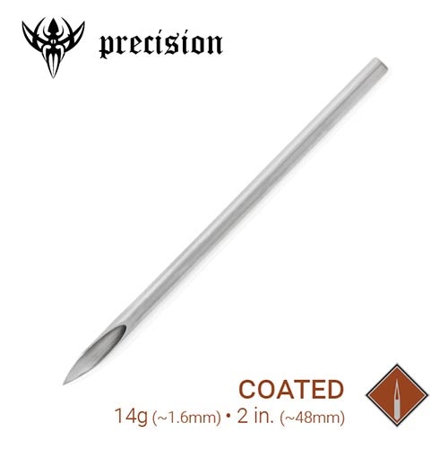 Sterilized Coated Piercing Needles - Box of 100