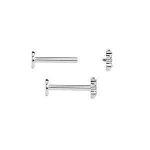 Poinsettia Titanium Top - Threaded