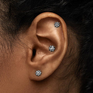 Poinsettia Titanium Top - Threaded