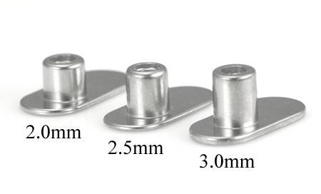 Titanium Dermal Anchor with Solid Base