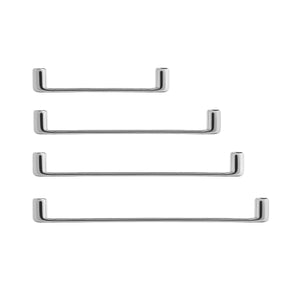 Flat Titanium Surface Barbell - Threaded