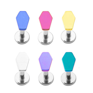 Coffin Titanium Top - Threaded